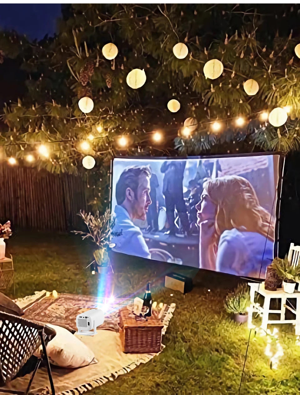WZATCO P30pro Mini HD LED Projector support 1080P Video Game Projectors Movie Proyector for Home Theater Cinema Beamer with HDMI
