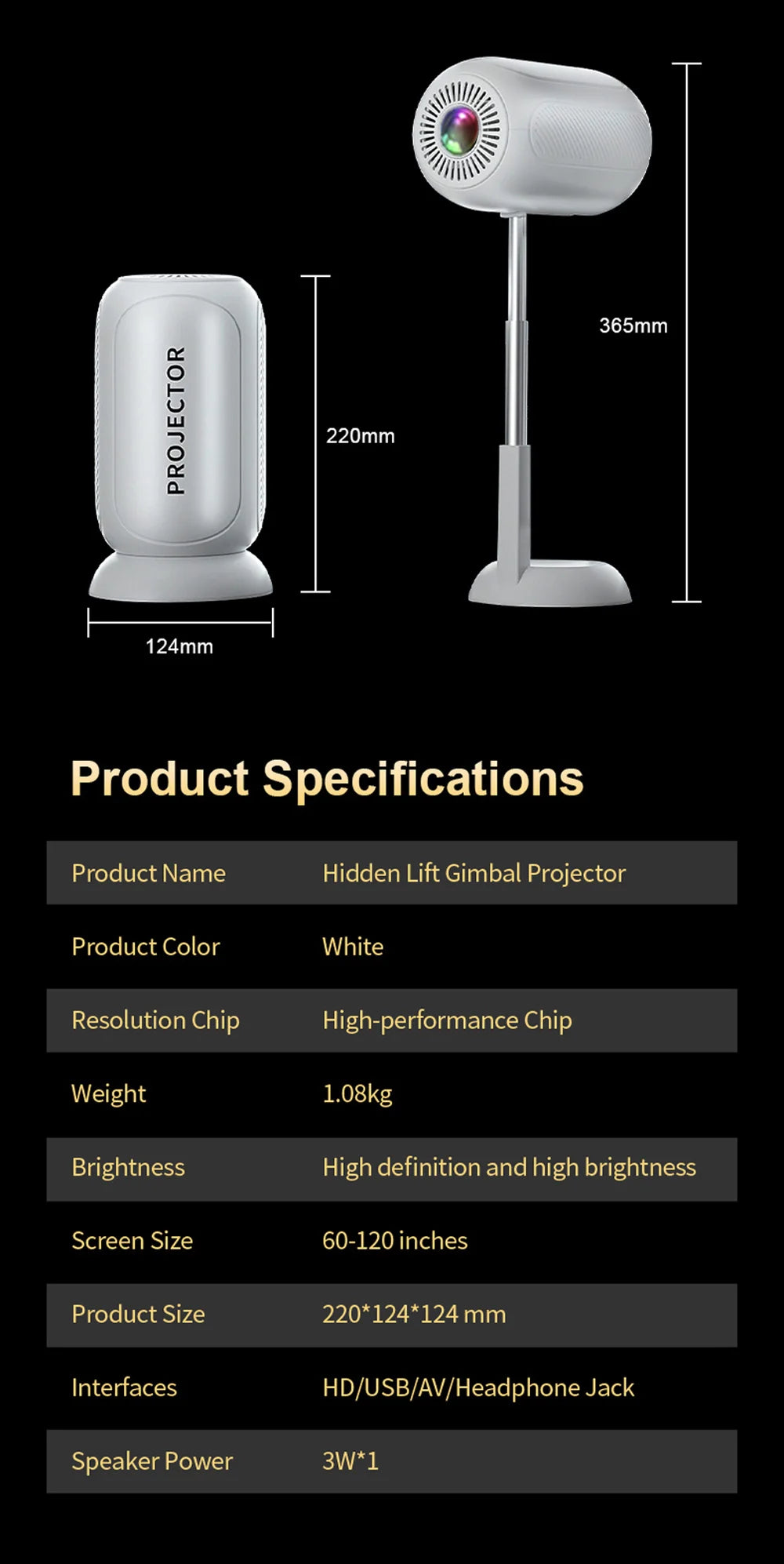 WZATCO T6 Full HD 1080P Projector 4K Android 5G WiFi Portable Home TheaterProjetor Smart Beamer Proyect Movie Freestyle Ceiling